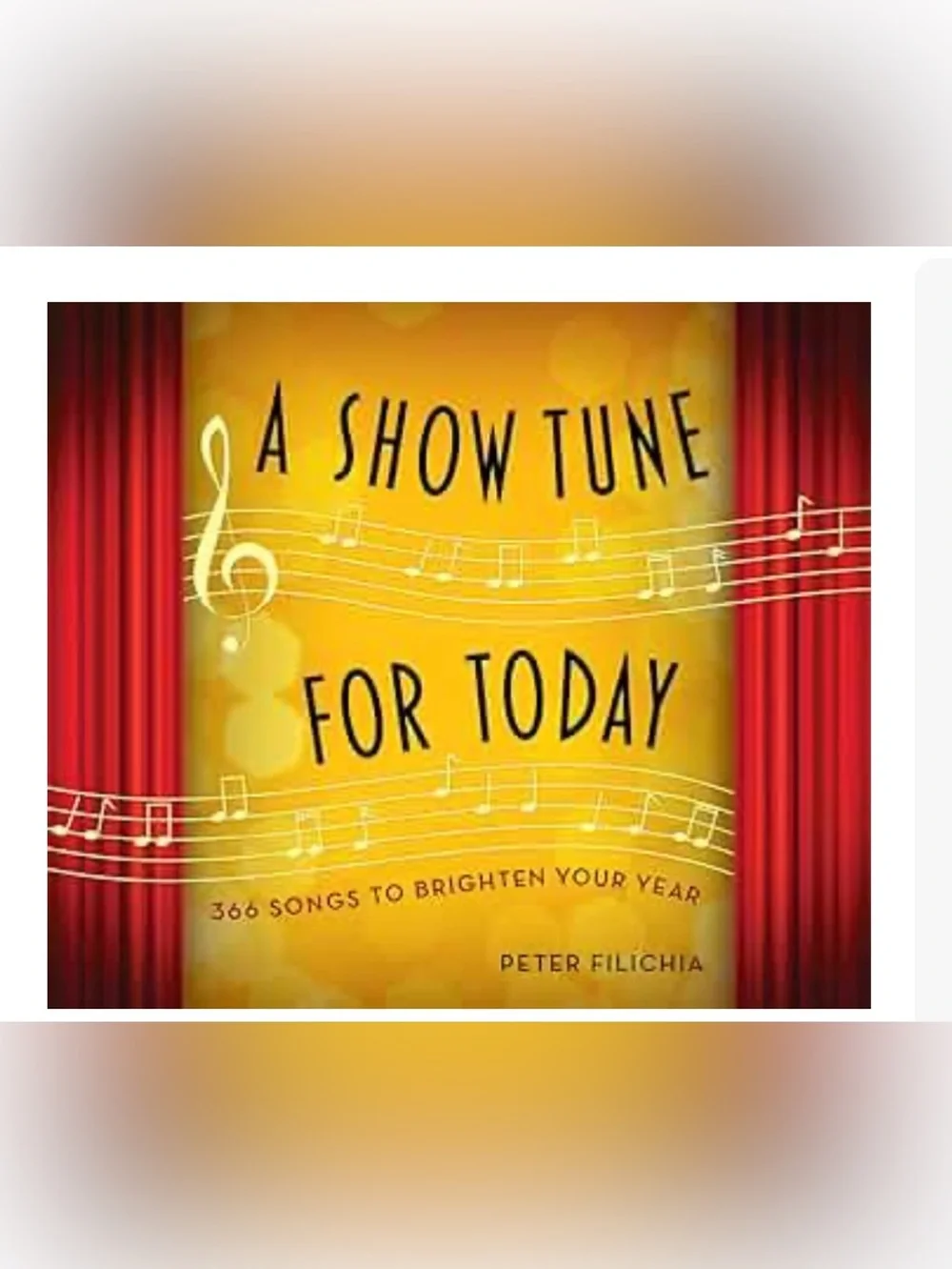 A Show Tune For Today Spiral Flip Calendar - Musical Design